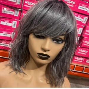 Stylish Gray Wig for Women